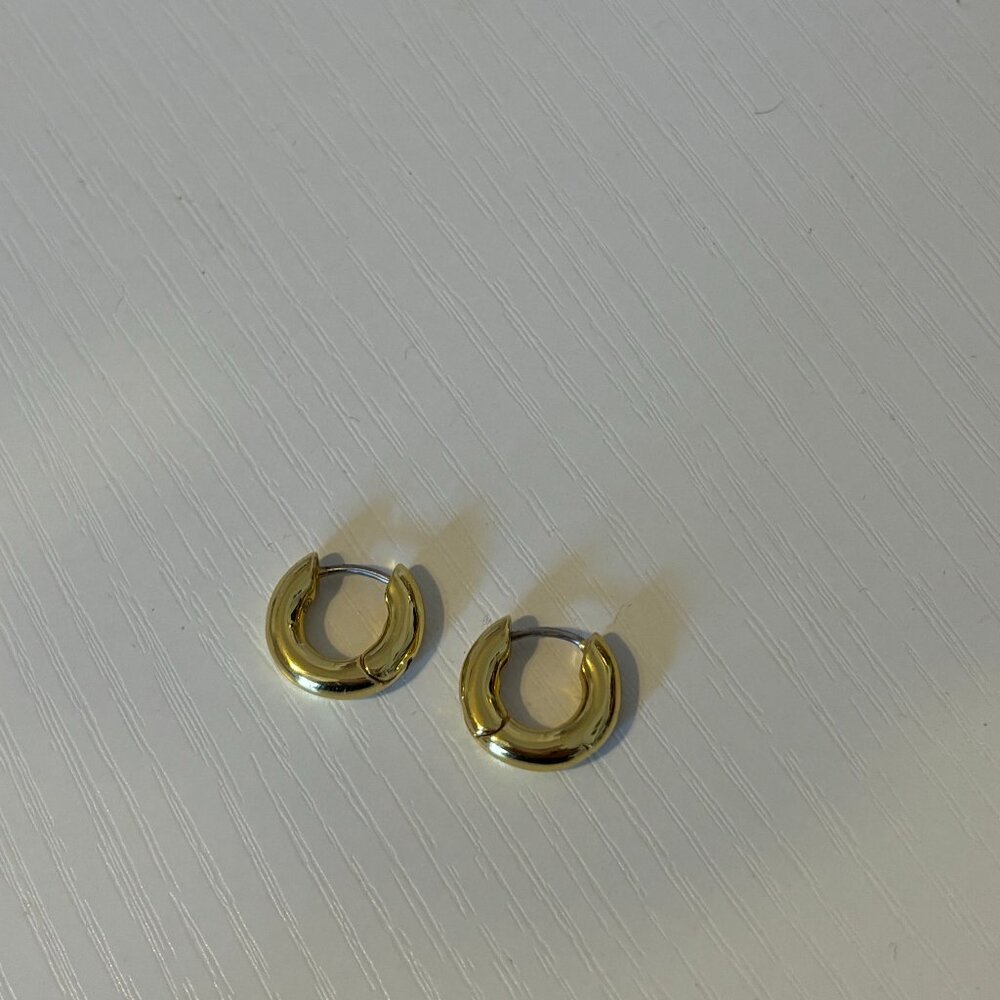Gorjana 18k Gold Plated Lou Huggies Earrings